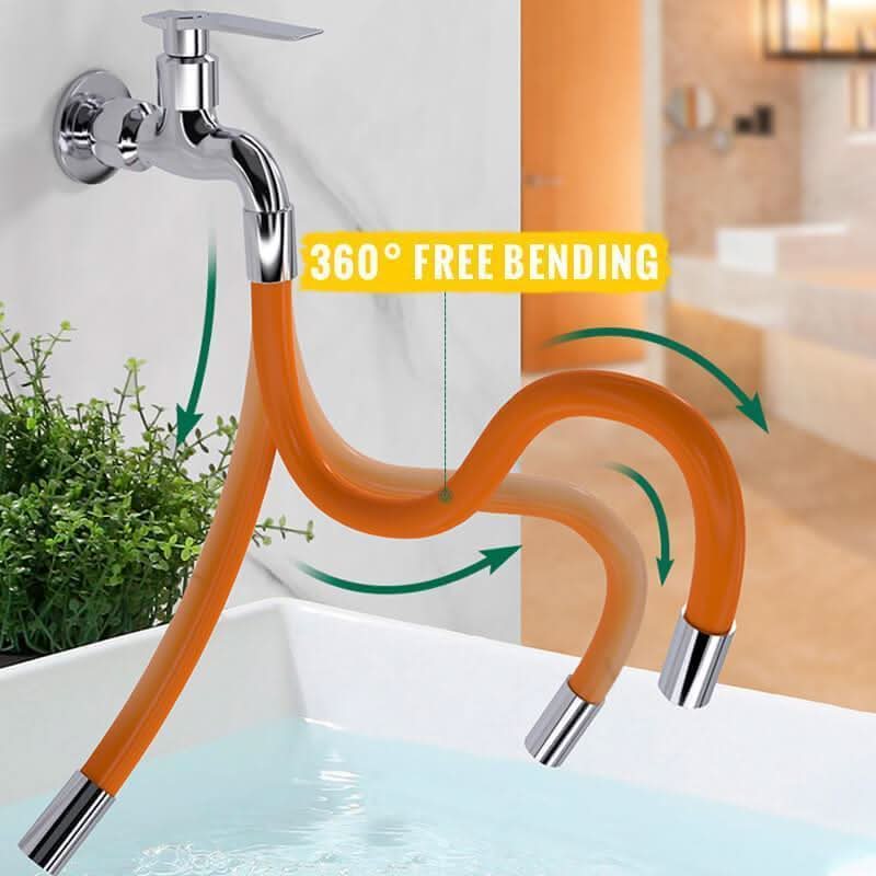 Tubo flexible giratorio – Control total del chorro de agua 